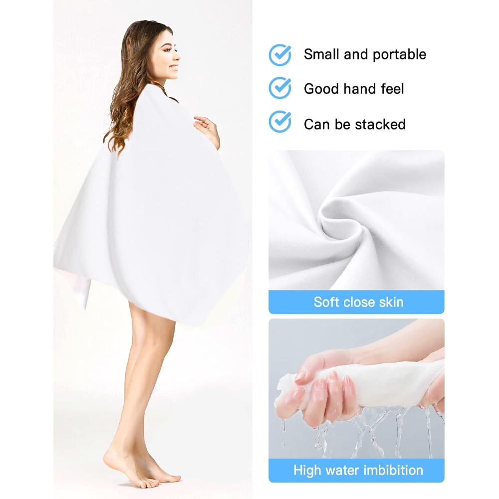 1pc Beach Towel Pure White Tow - Golf Towel review and price