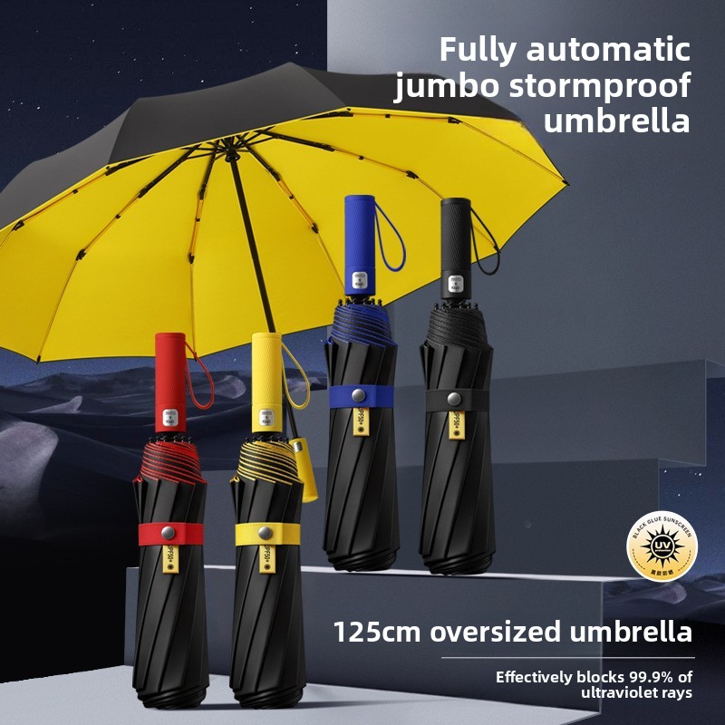 125CM Triple Fold Double Layer - Golf Umbrella Large review and price