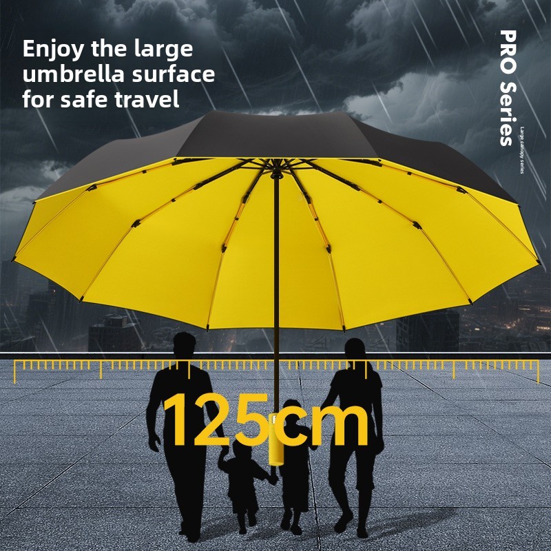 125CM Triple Fold Double Layer - Golf Umbrella Large review and price