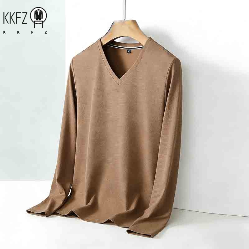 2026 New Men's Brown V-neck Lo - Golf Tees review and price